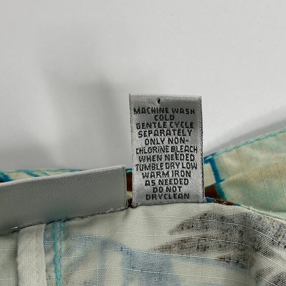 Chicos Multicolor Tropical Print Cotton Jacket Full Zip Womens Size 1 (Medium M) - Picture 10 of 12